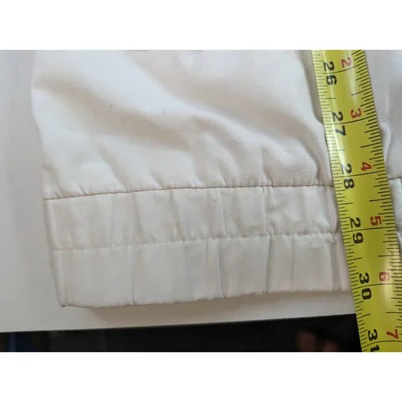 Vtg Current Seen Women’s 16W Colorblock Parka Jacket White Hooded Windbreaker - Picture 13 of 14